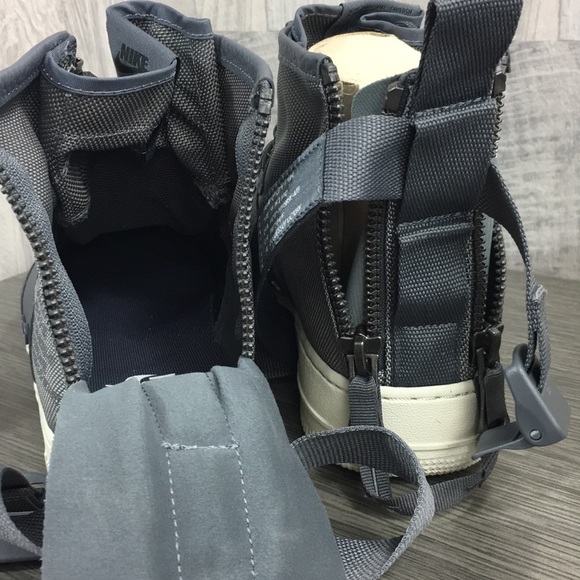 Nike SF AF1 MID dark grey/dark grey-light bone - Picture 7 of 8